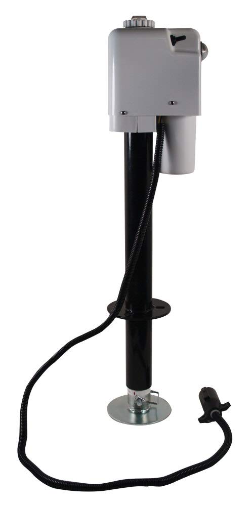 Electric Tongue Jack with 7-Way Plug, White J5377