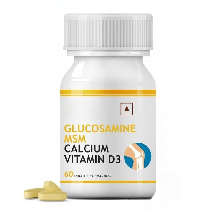 Glucosamine Tablets with MSM Calcium & Vitamin D3 60 Tablets Y6273