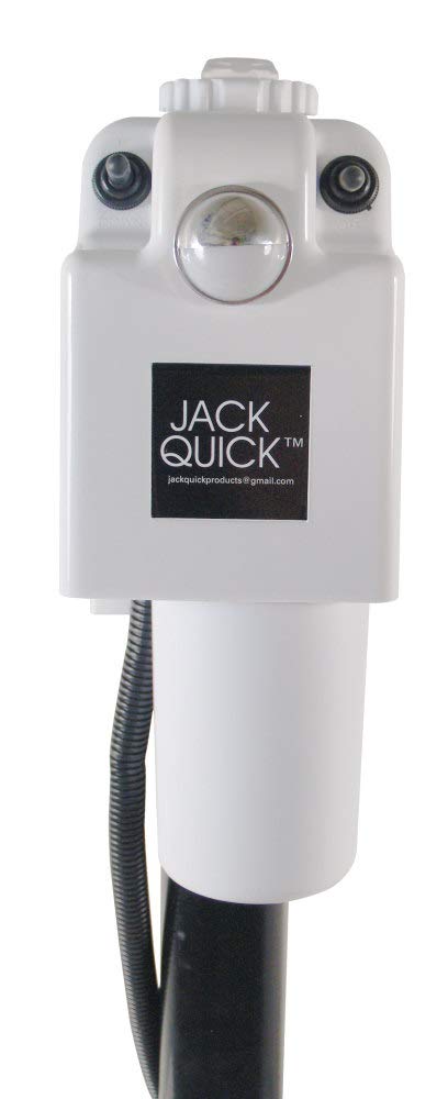 Electric Tongue Jack with 7-Way Plug, White J5377
