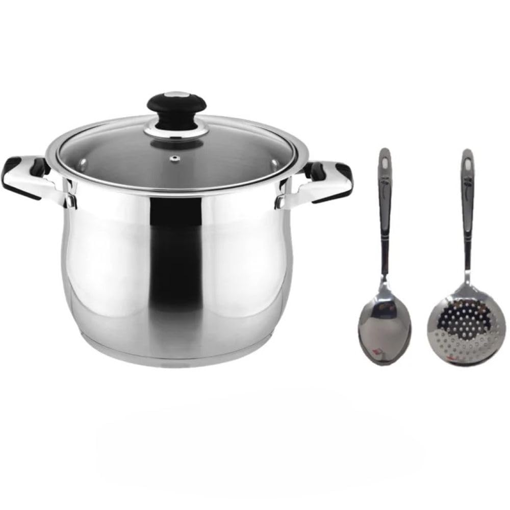 40 QT Stainless Steel Induction Stock Pot F6142