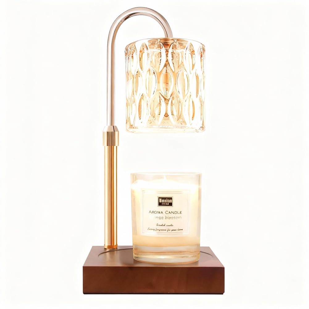 Height Adjustable Candle Warmer Lamp with Timer & Dimmer V39006