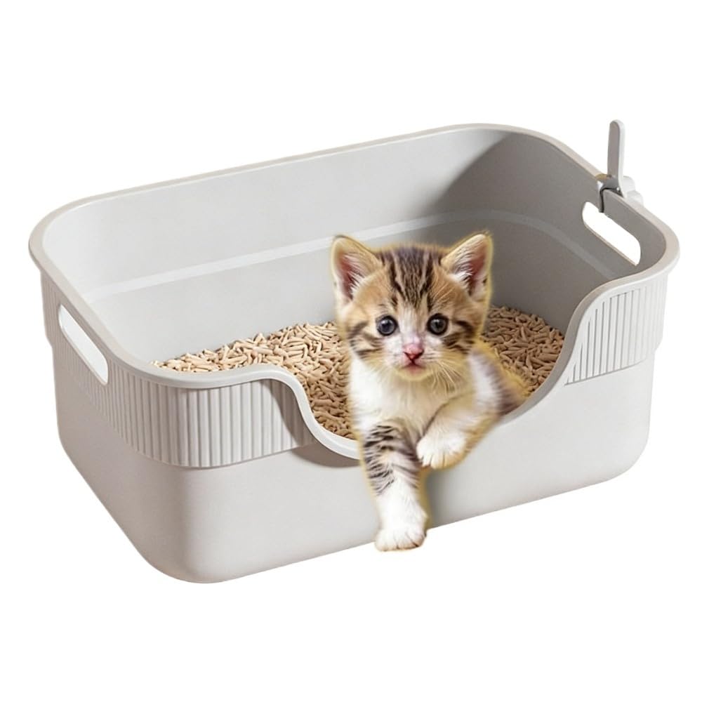 Low Entry Open Top Cat Litter Box I527536