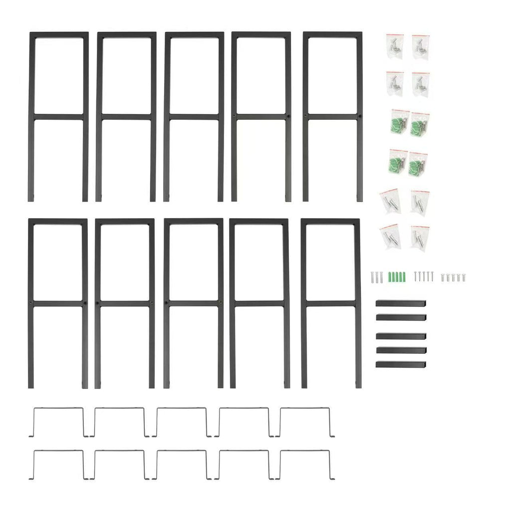 34 Inch Wall Mount Media Storage Rack H10944