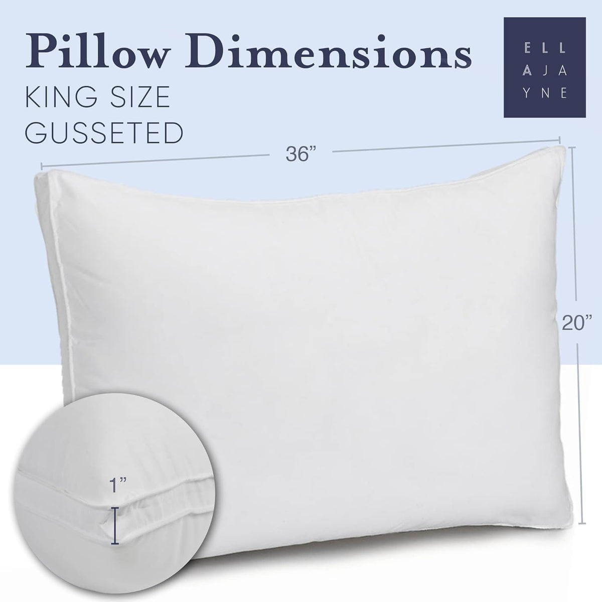 King Size Down Alternative Pillows Set of 2 X143