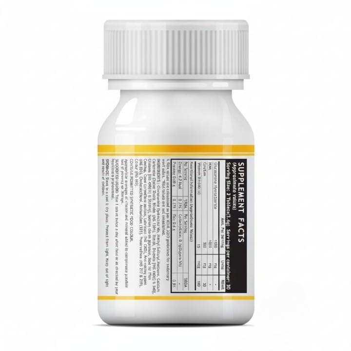 Glucosamine Tablets with MSM Calcium & Vitamin D3 60 Tablets Y6273