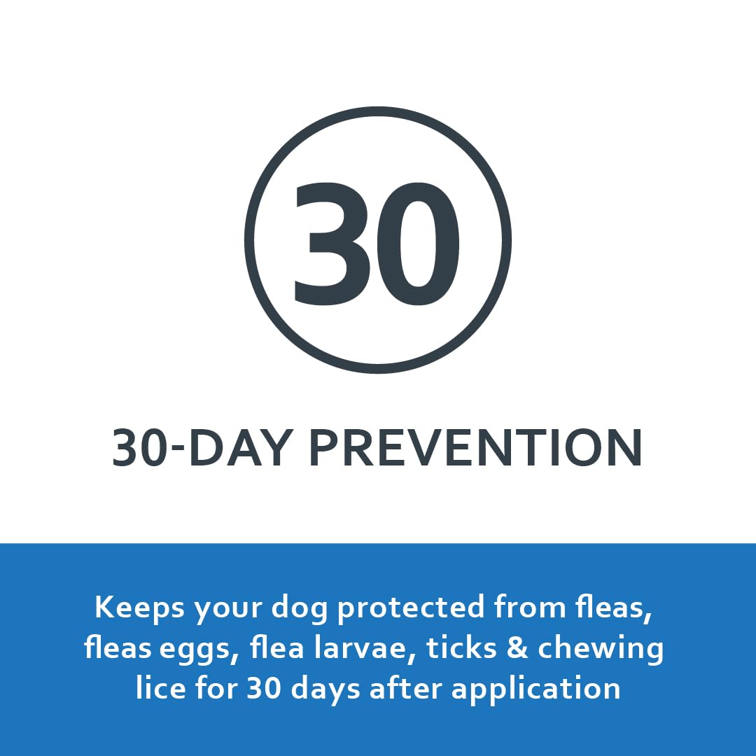 Flea and Tick Prevention for Dogs 23-44 Pounds 3 Month Supply Topical Flea Treatments Y441