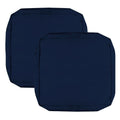 Patio Cushion Covers 16x16x2.5 Navy Blue 2 Packs K487862