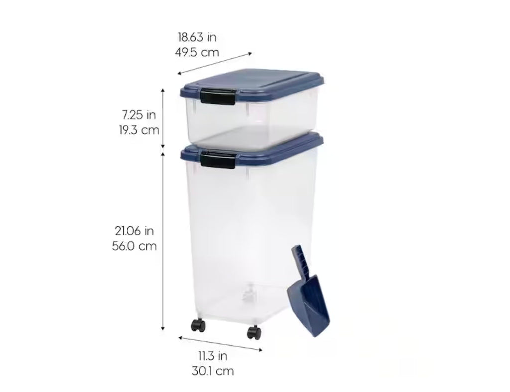 Airtight Pet Food Storage Combo with Scoop L94333