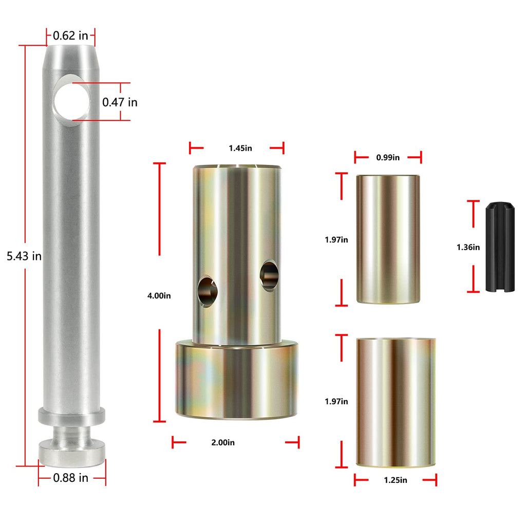 Quick Hitch Bushing Kit with Top Link and Lynch Pin B946