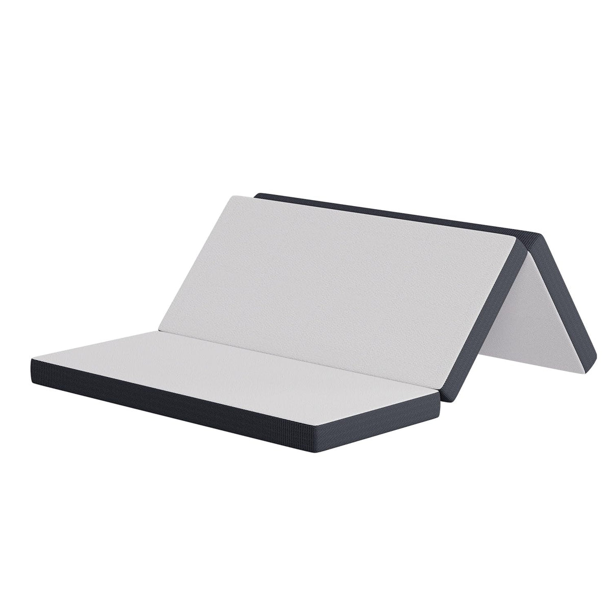 4 inch Tri Fold Memory Foam Mattress Topper with Washable Cover F348
