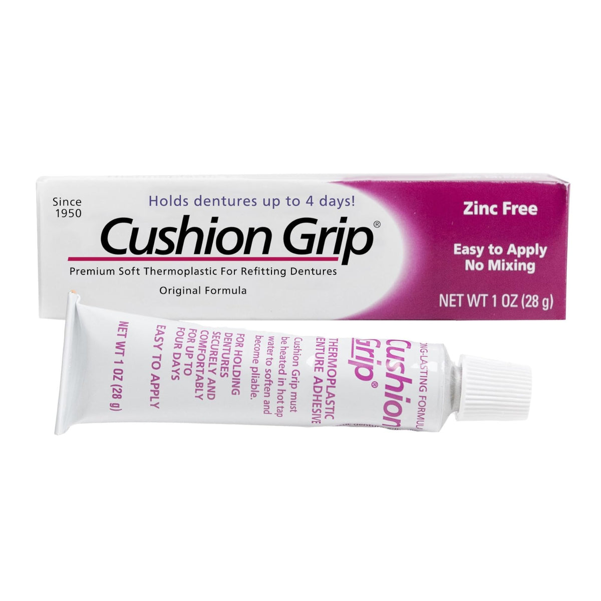 Cushion Grip Thermoplastic Denture Adhesive 1 oz H369
