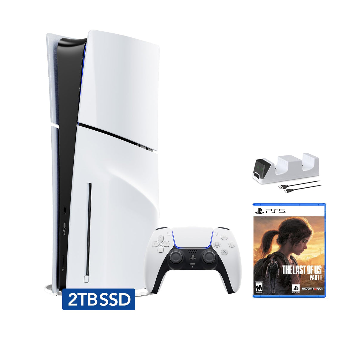 PlayStation 5 Slim Disc 2TB SSD White O34505