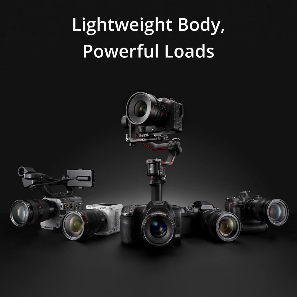 3-Axis Gimbal Stabilizer with Carbon Fiber Arms, Black M296