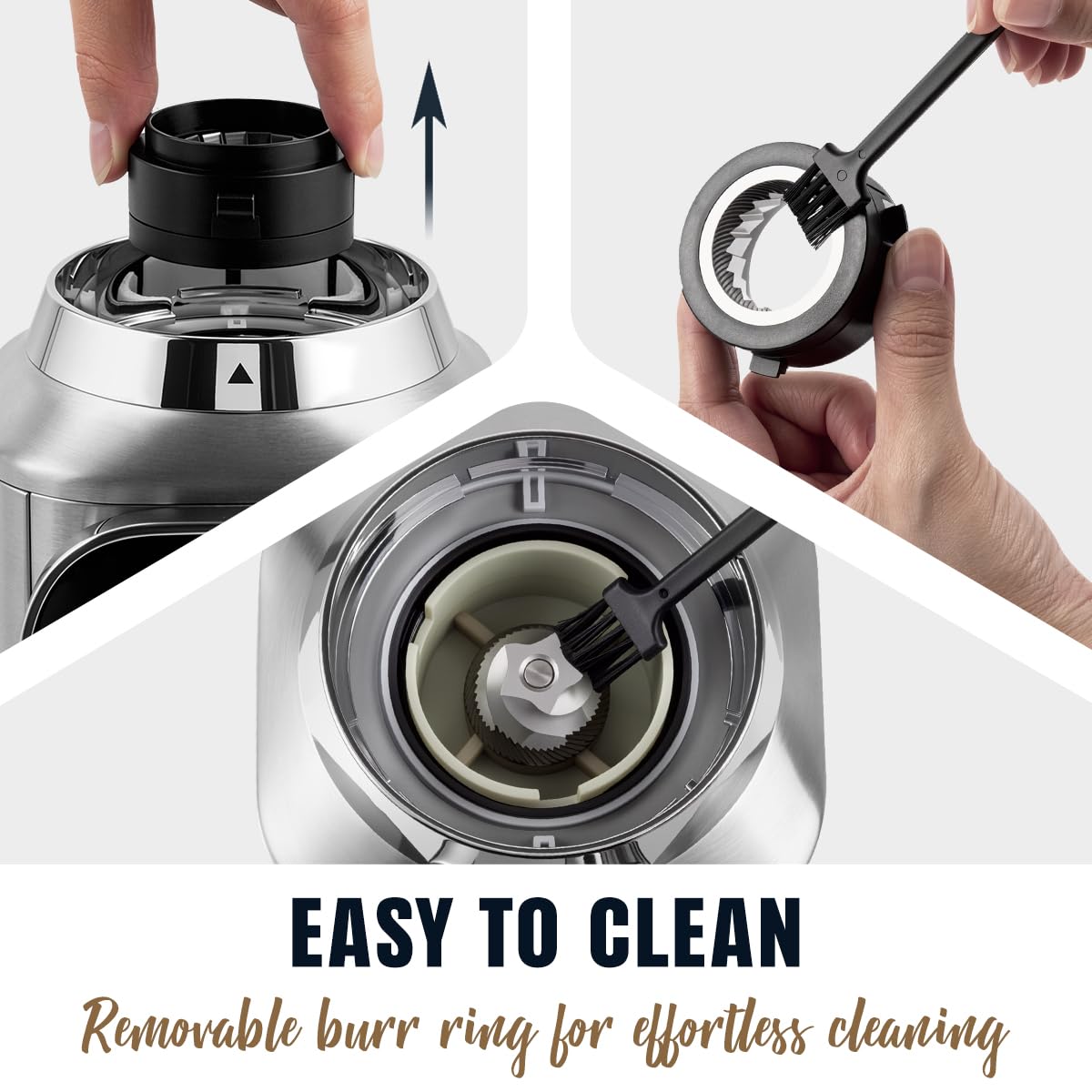 Electric Burr Coffee Grinder 48 Grind Settings H2625