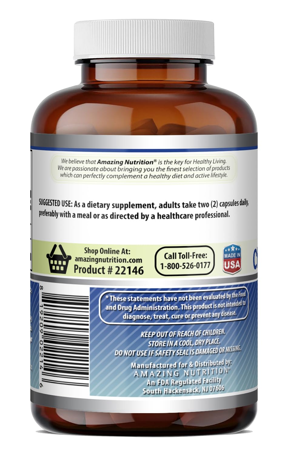 Glucosamine Chondroitin MSM 1850 mg Capsules Supplement P974628