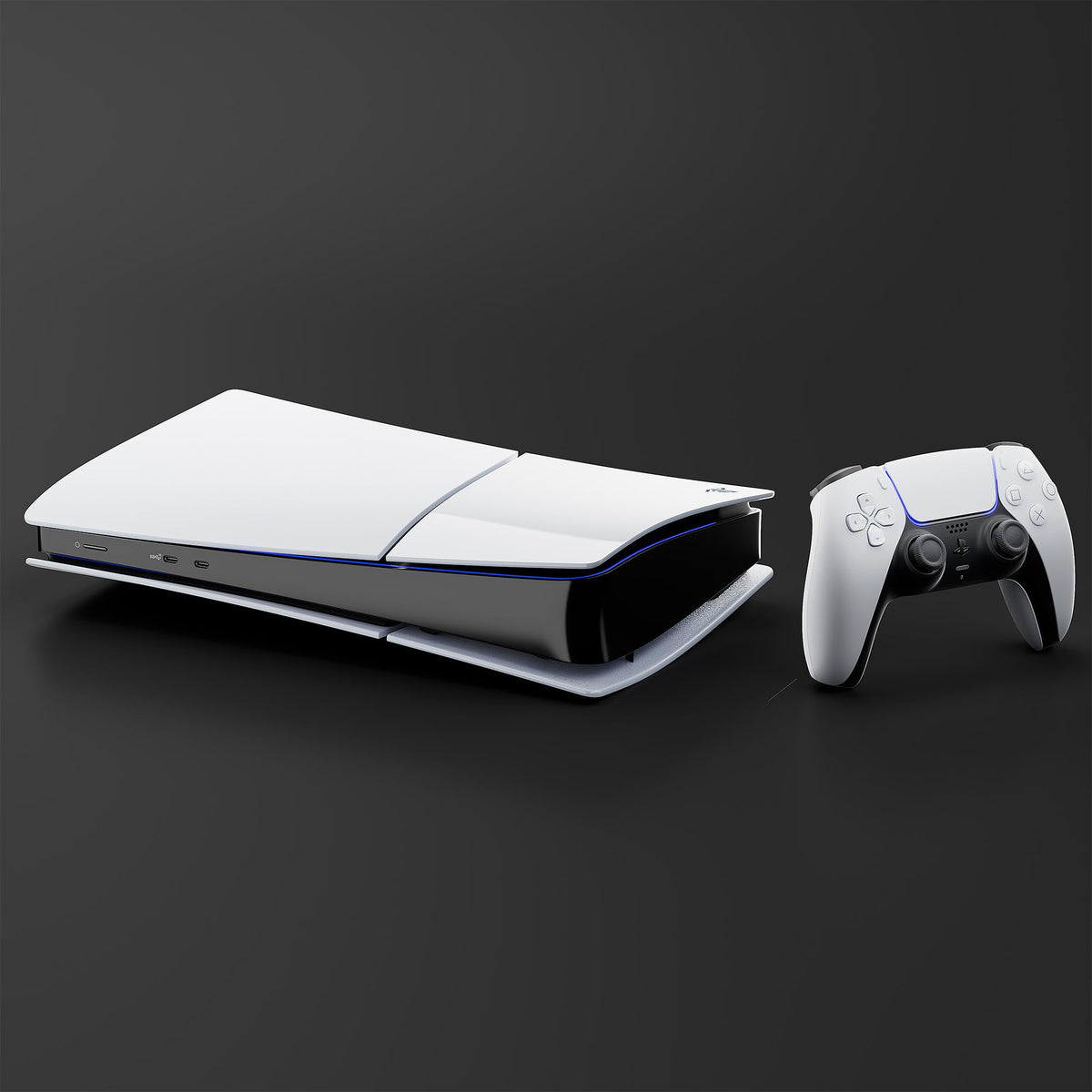 White 1.8TB Digital Edition Gaming Console with Controller R63336