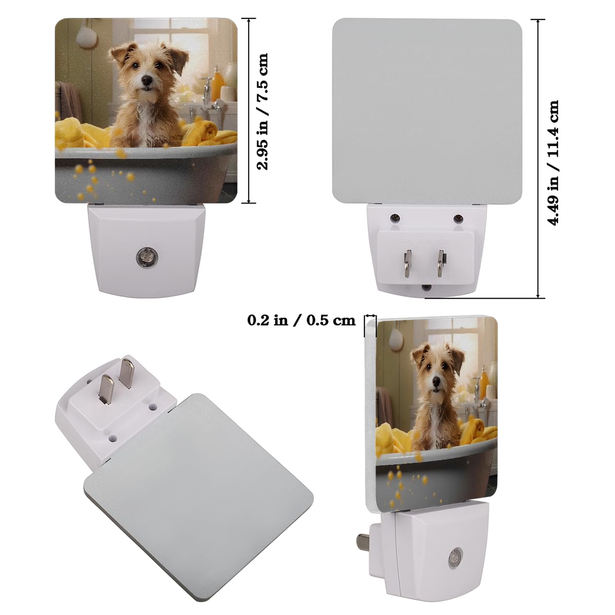 Animal Night Light Plug-in 2 Pack L75485