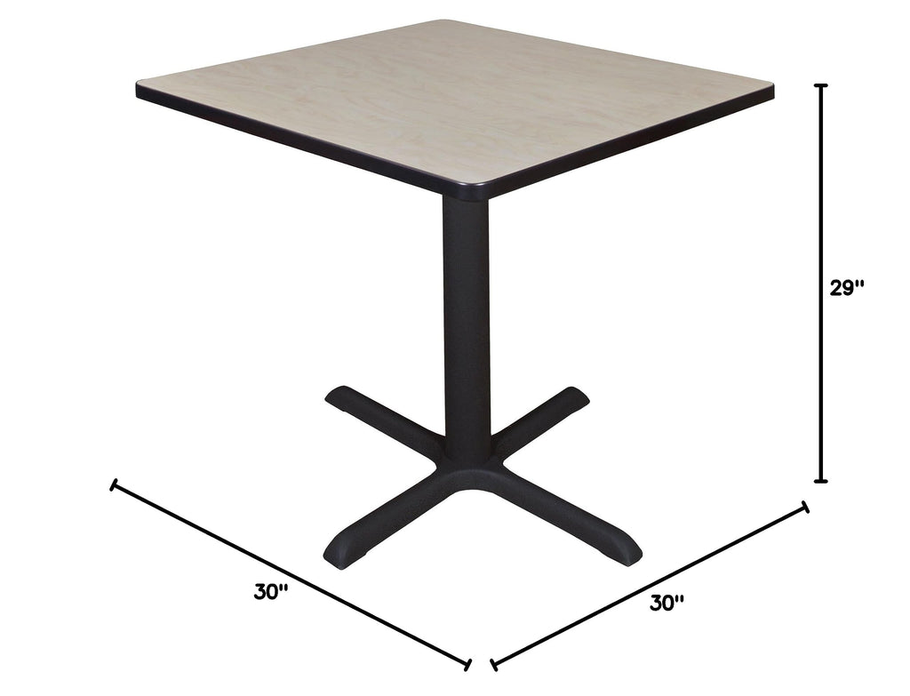 30" Square Breakroom Table Maple X5265