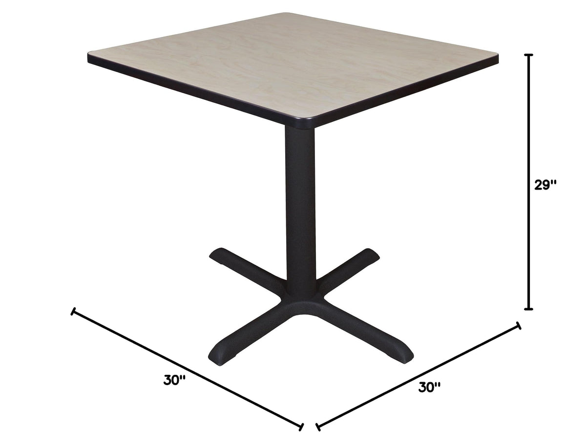 30" Square Breakroom Table Maple X5265