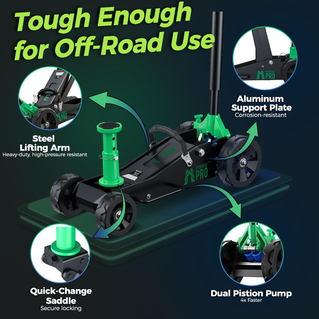 3 Ton Aluminum Off-Road Floor Jack A29027