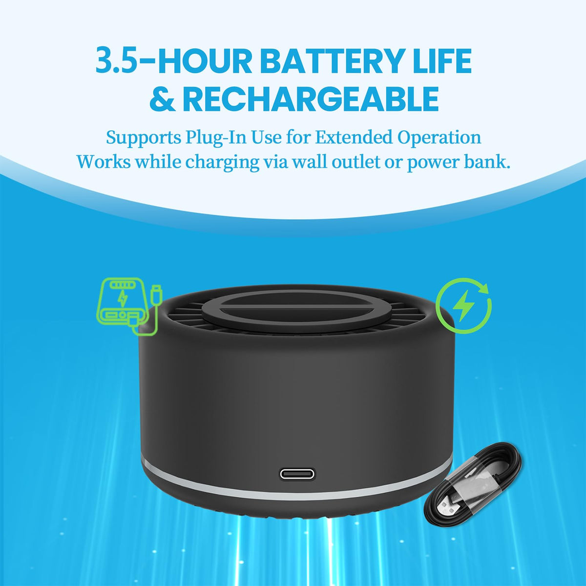 Portable Rechargeable Mosquito Repellent Device O6500