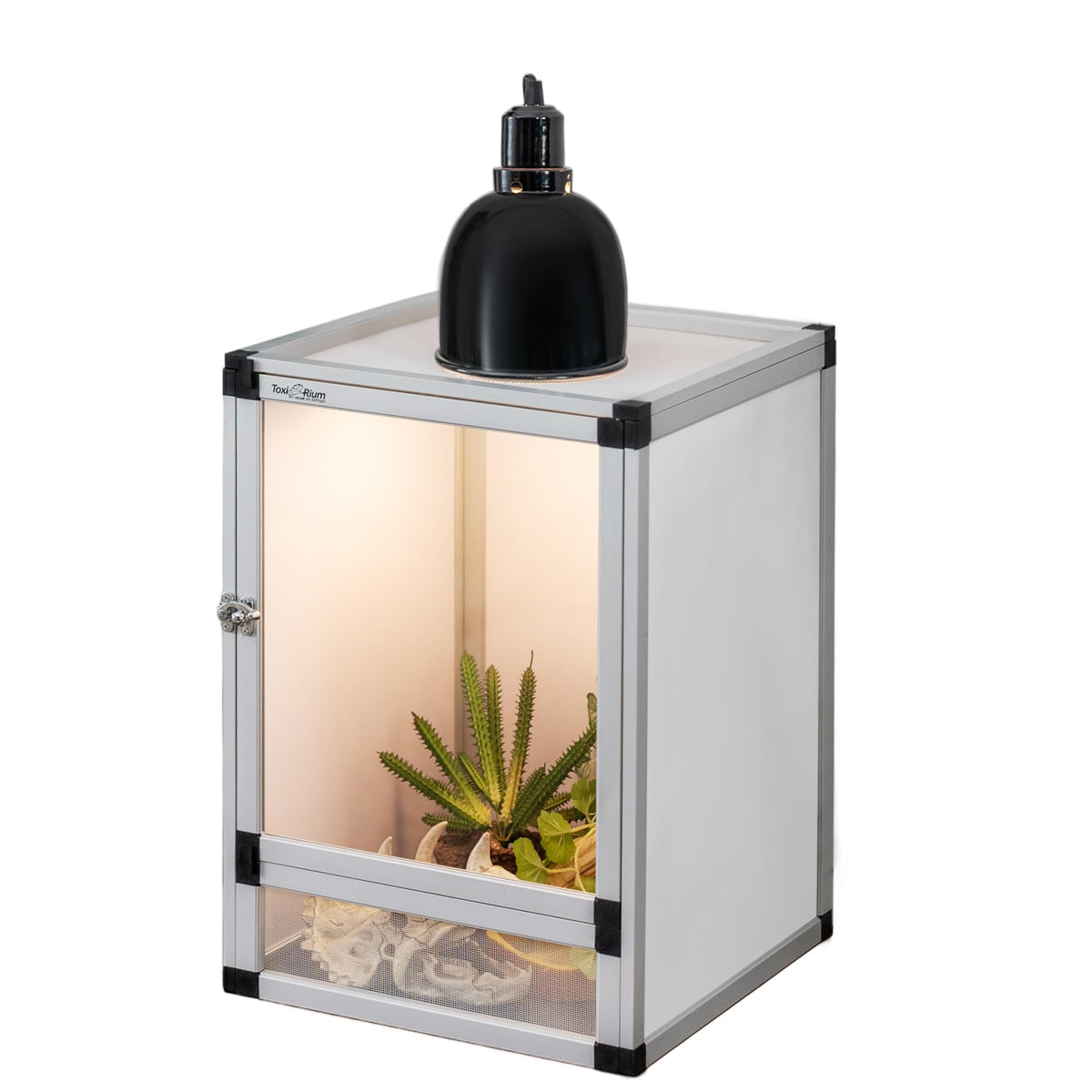 18"x18"x36" Aluminum Frame Reptile Cage with Screen & Acrylic Front Doors Y50769