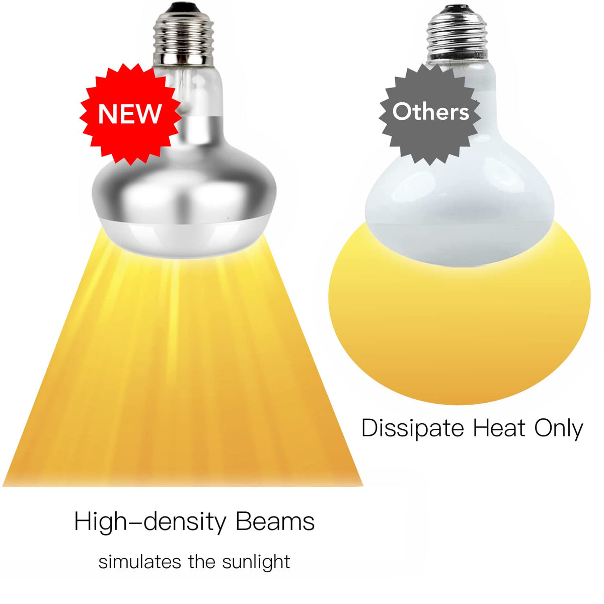 Reptile Light Fixture and Heat Lamp Bulb E5579