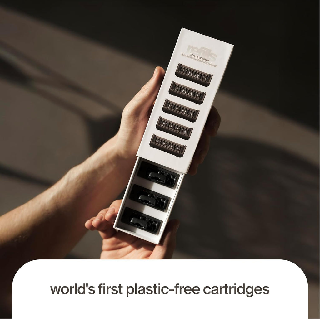 5 Plastic-Free Cartridges, 5 Blades R49218