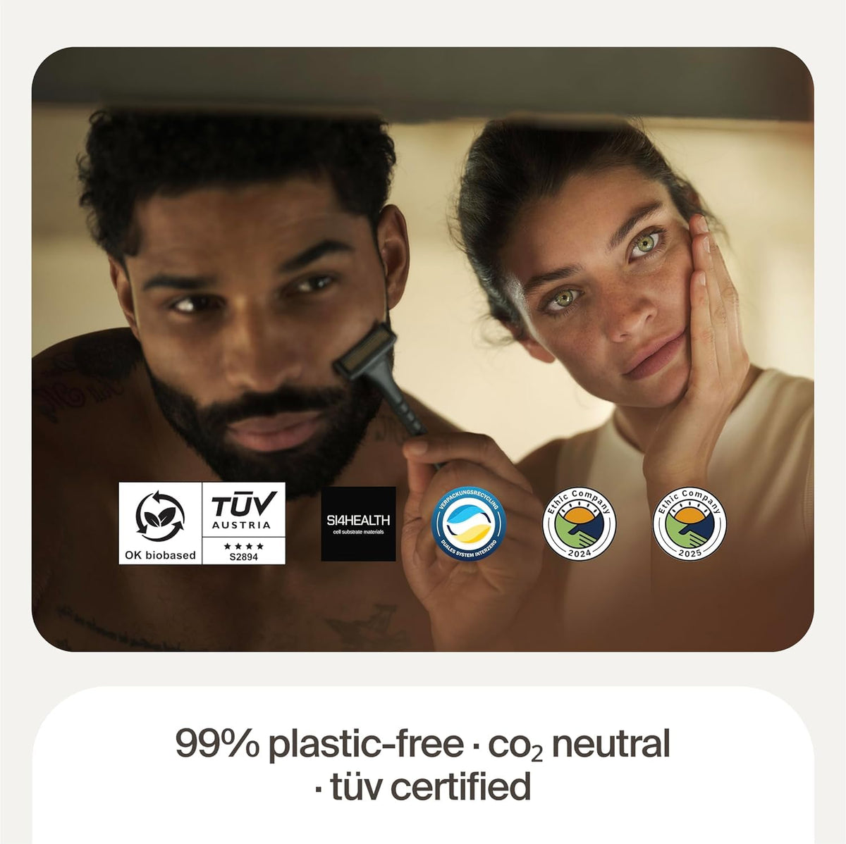 5 Plastic-Free Cartridges, 5 Blades R49218