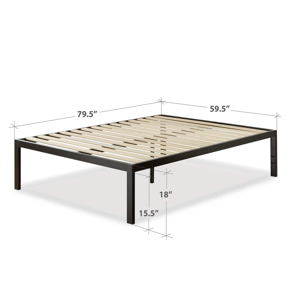 Queen Black Metal Platform Bed Frame T71361