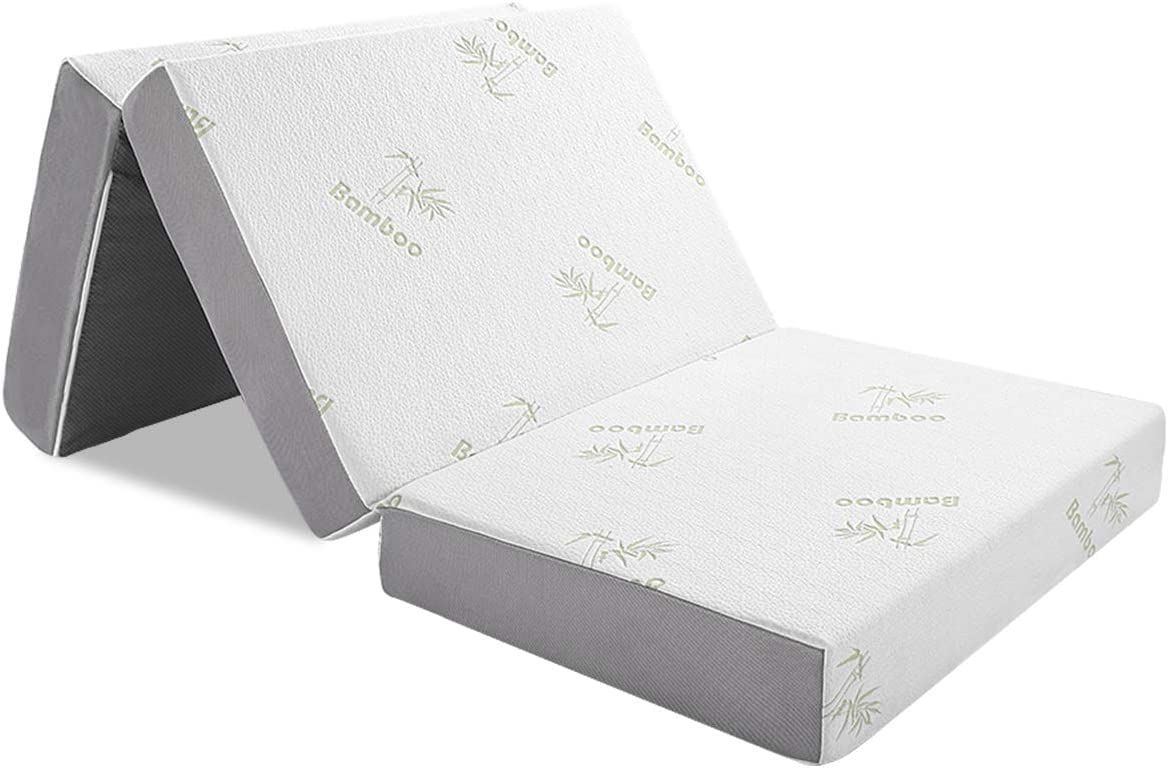 Twin 5 Inch Memory Foam Trifold Mattress M845370