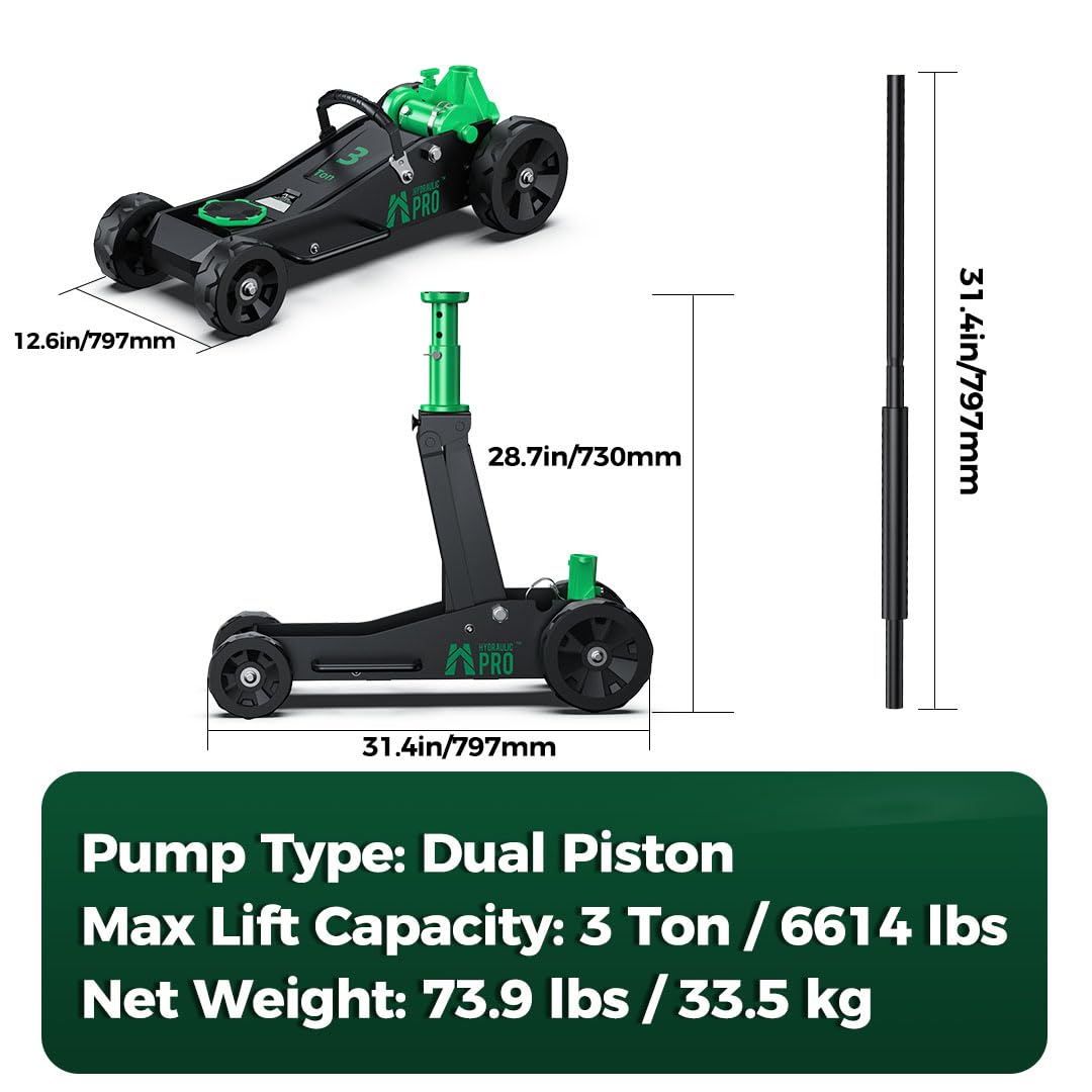 3 Ton Aluminum Off-Road Floor Jack A29027
