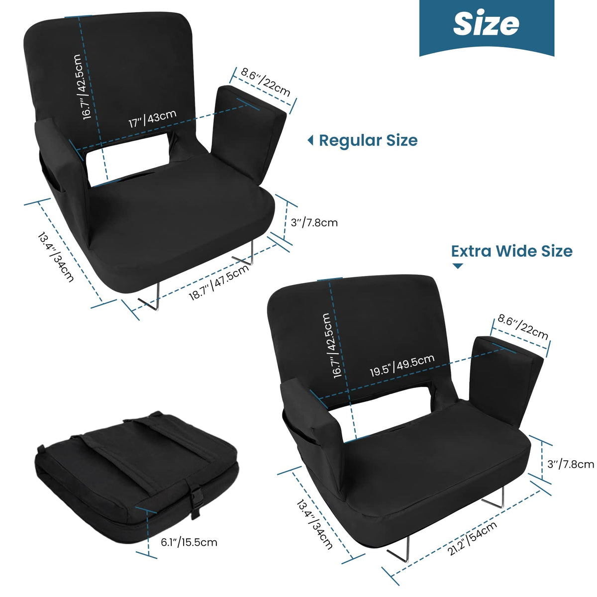 Stadium Seat with Back Support F29131