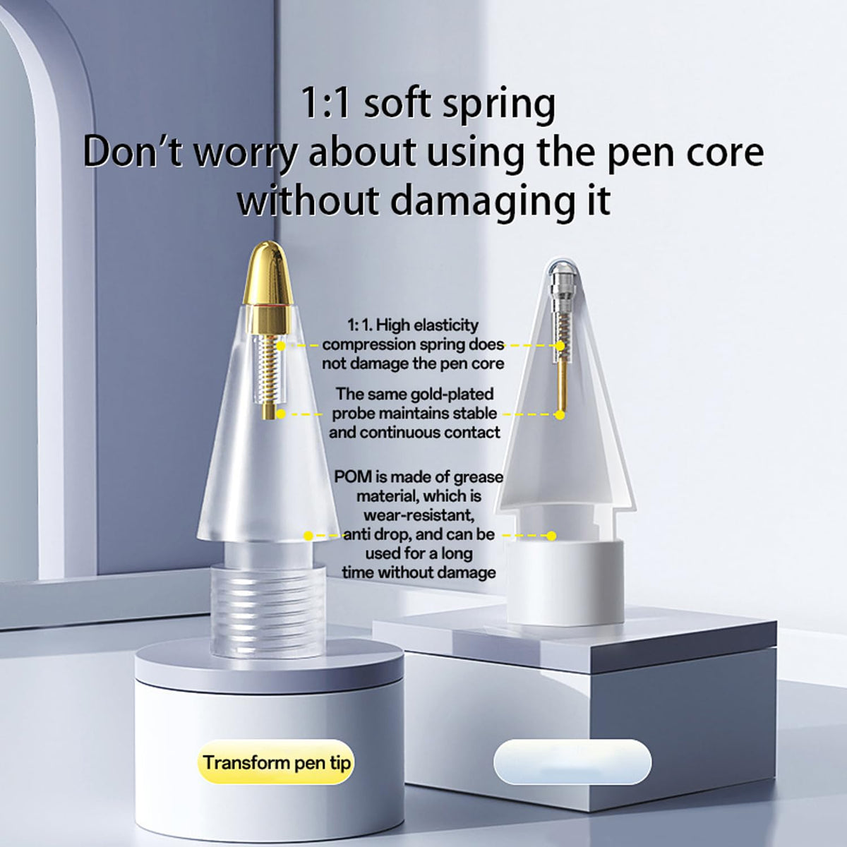 Replacement Pencil Tips with Case L9957