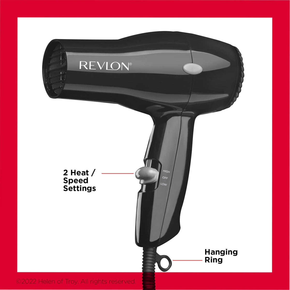 Compact 1875W Hair Dryer J909