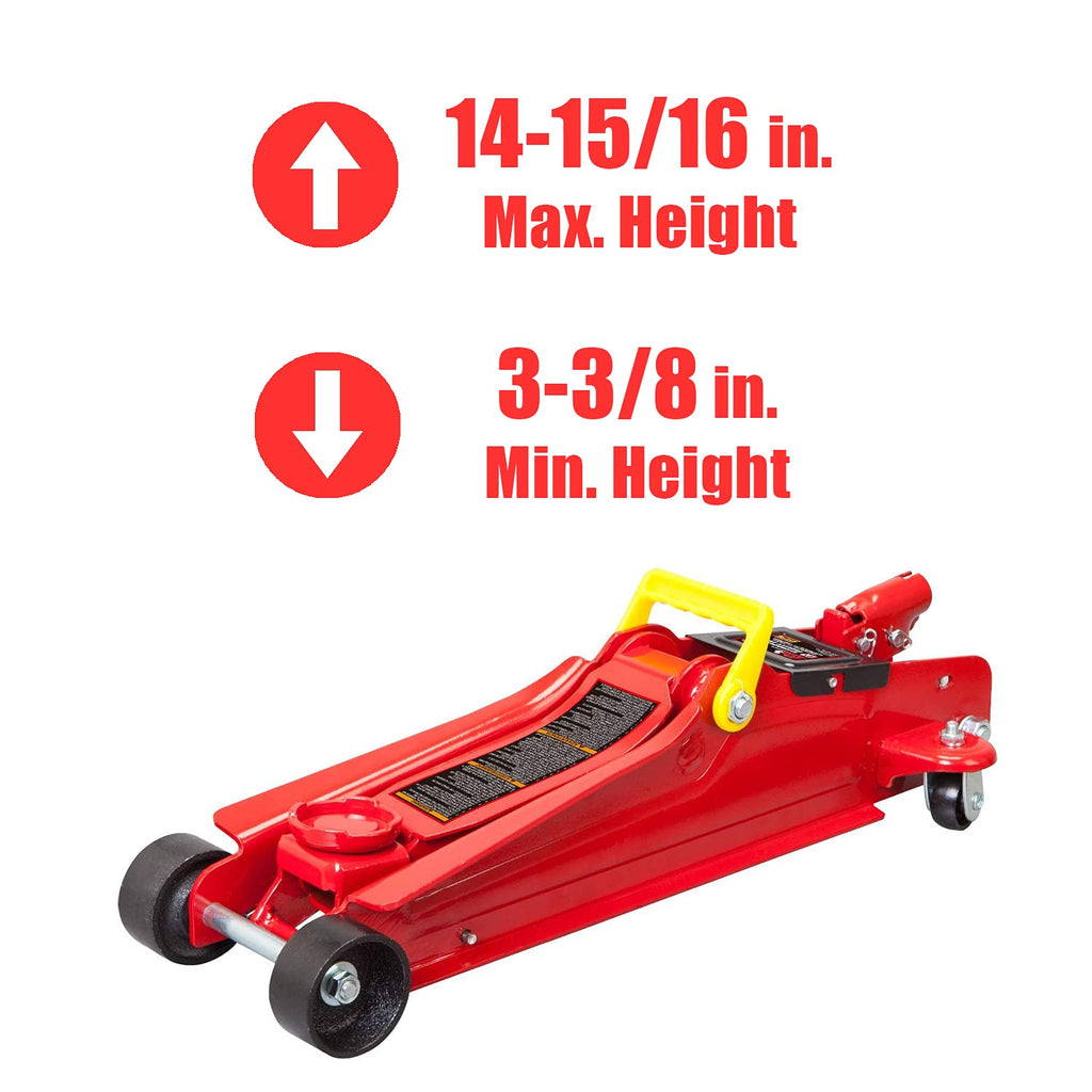 2.5 Ton Low Profile Hydraulic Trolley Floor Jack, Red Q8163