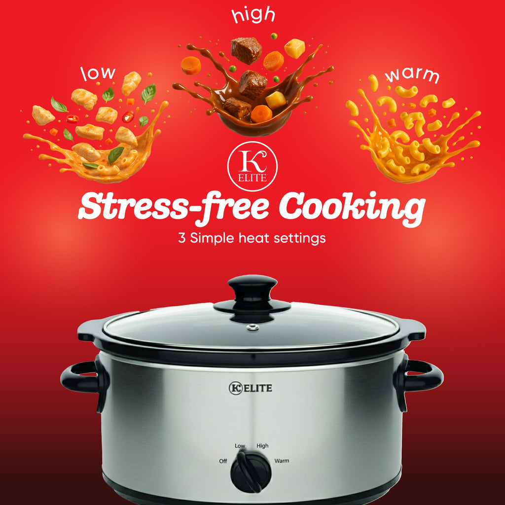 Stainless Steel 5 Quart Slow Cooker I153