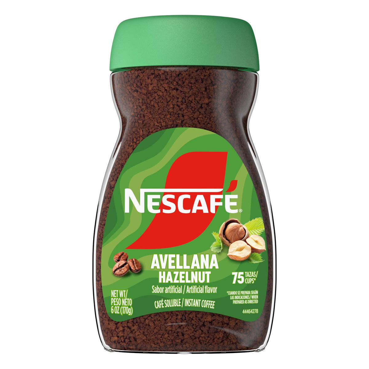 Hazelnut Instant Flavored Coffee 6 Oz H135