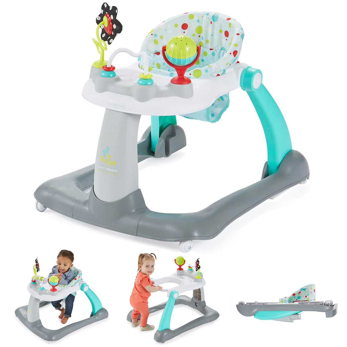 Foldable Adjustable Baby Walker with Wheels N609