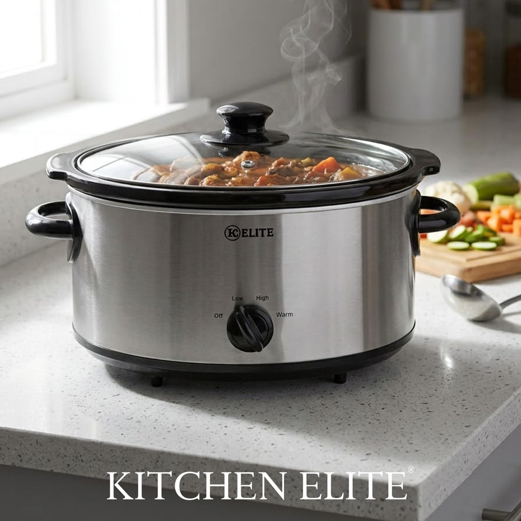 Stainless Steel 5 Quart Slow Cooker I153