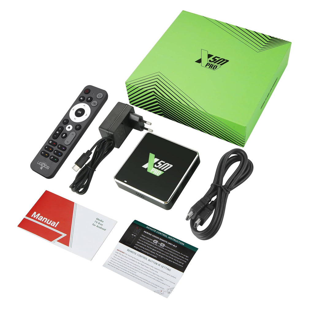 Android 14.0 TV Box 4GB RAM 32GB ROM Dual WiFi Ethernet 4K HDR T68622