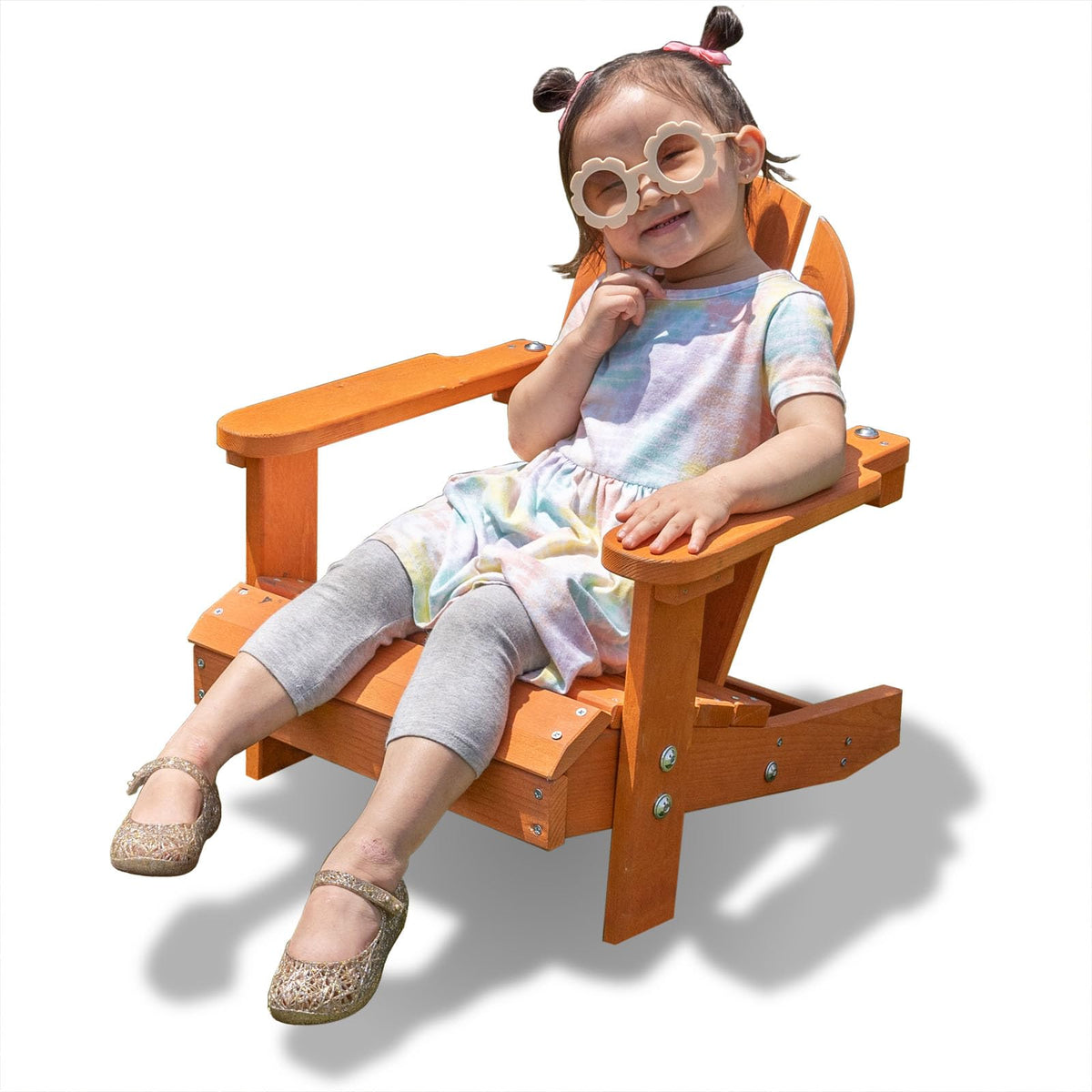 Brown Wooden Adirondack Chair D1003