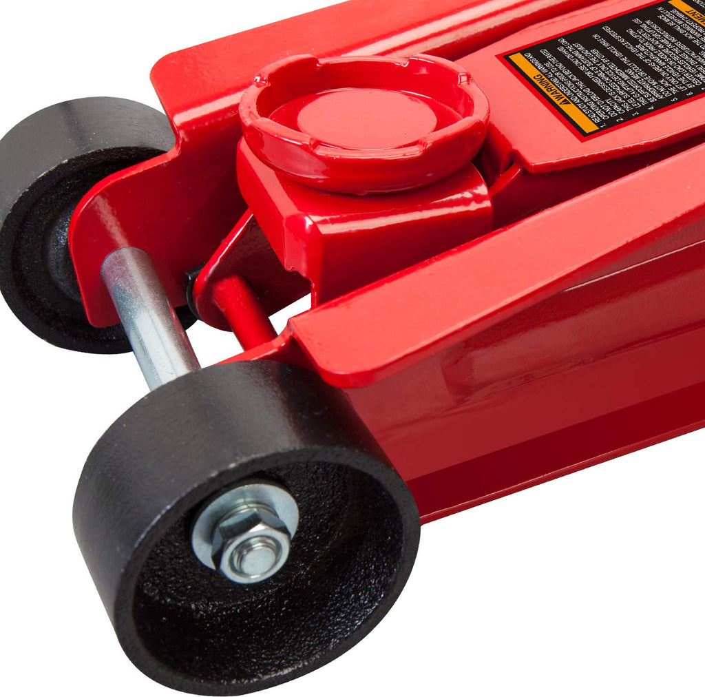 2.5 Ton Low Profile Hydraulic Trolley Floor Jack, Red Q8163