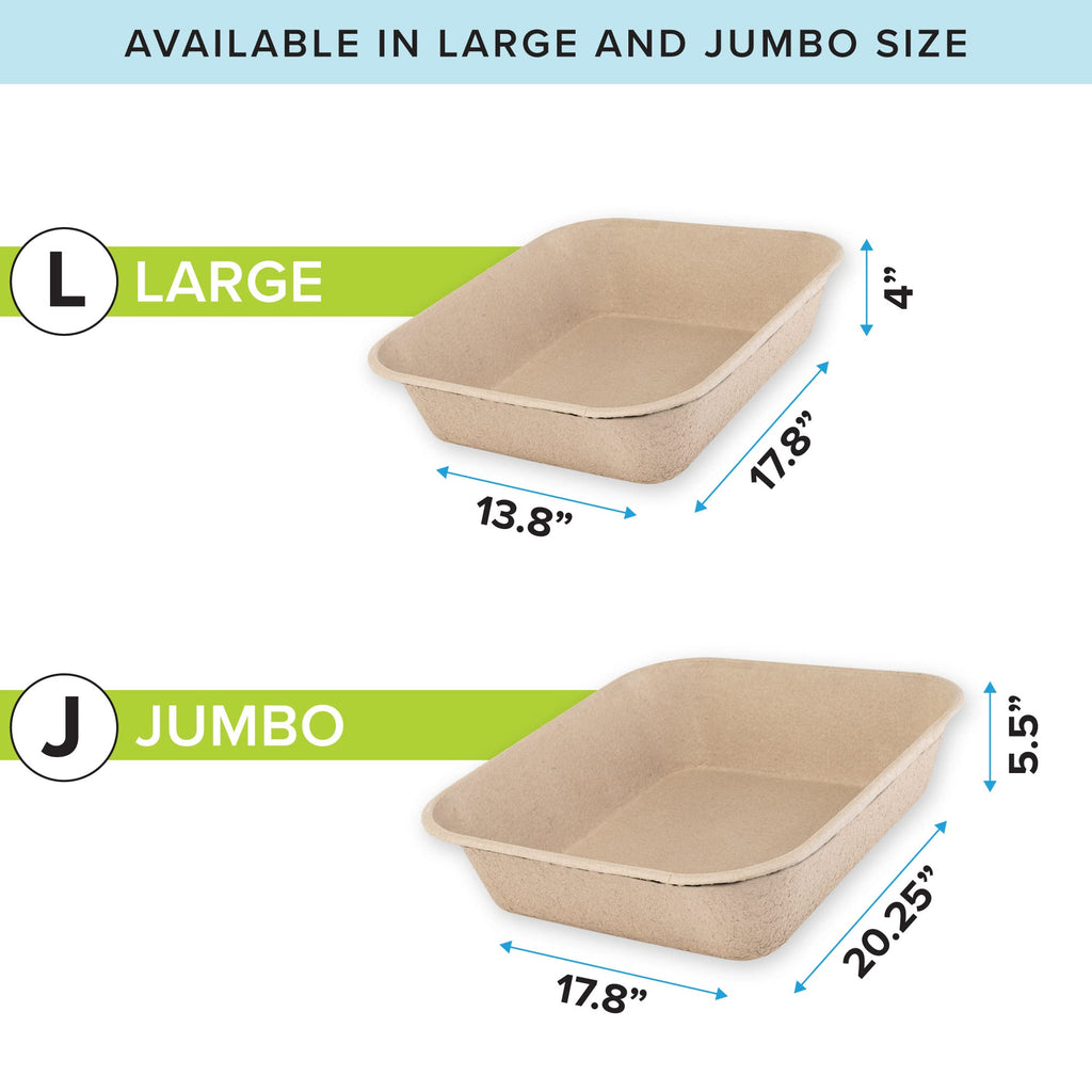 Large Disposable Cat Litter Box + Disposable Litter Scooper V179523