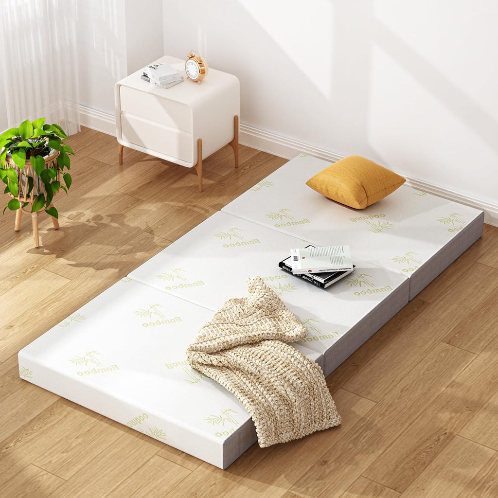Twin 5 Inch Memory Foam Trifold Mattress M845370