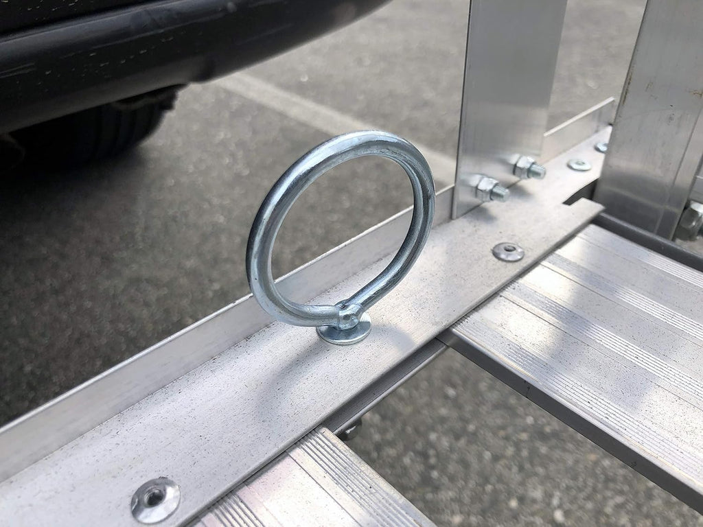 Aluminum Hitch Mount Wheelchair Carrier with 47" Ramp P164688
