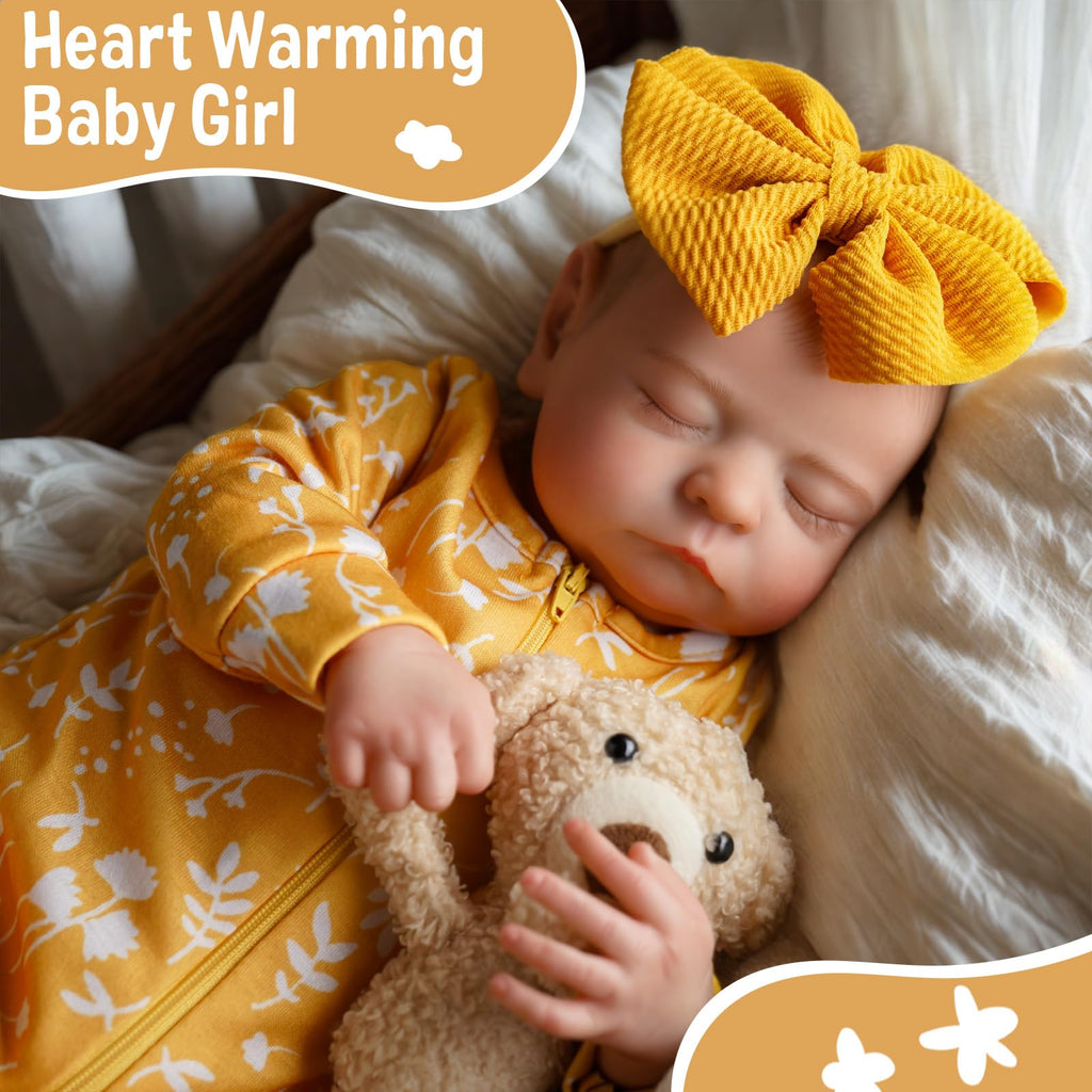20 Inch Full Vinyl Reborn Baby Dolls Girl F4248