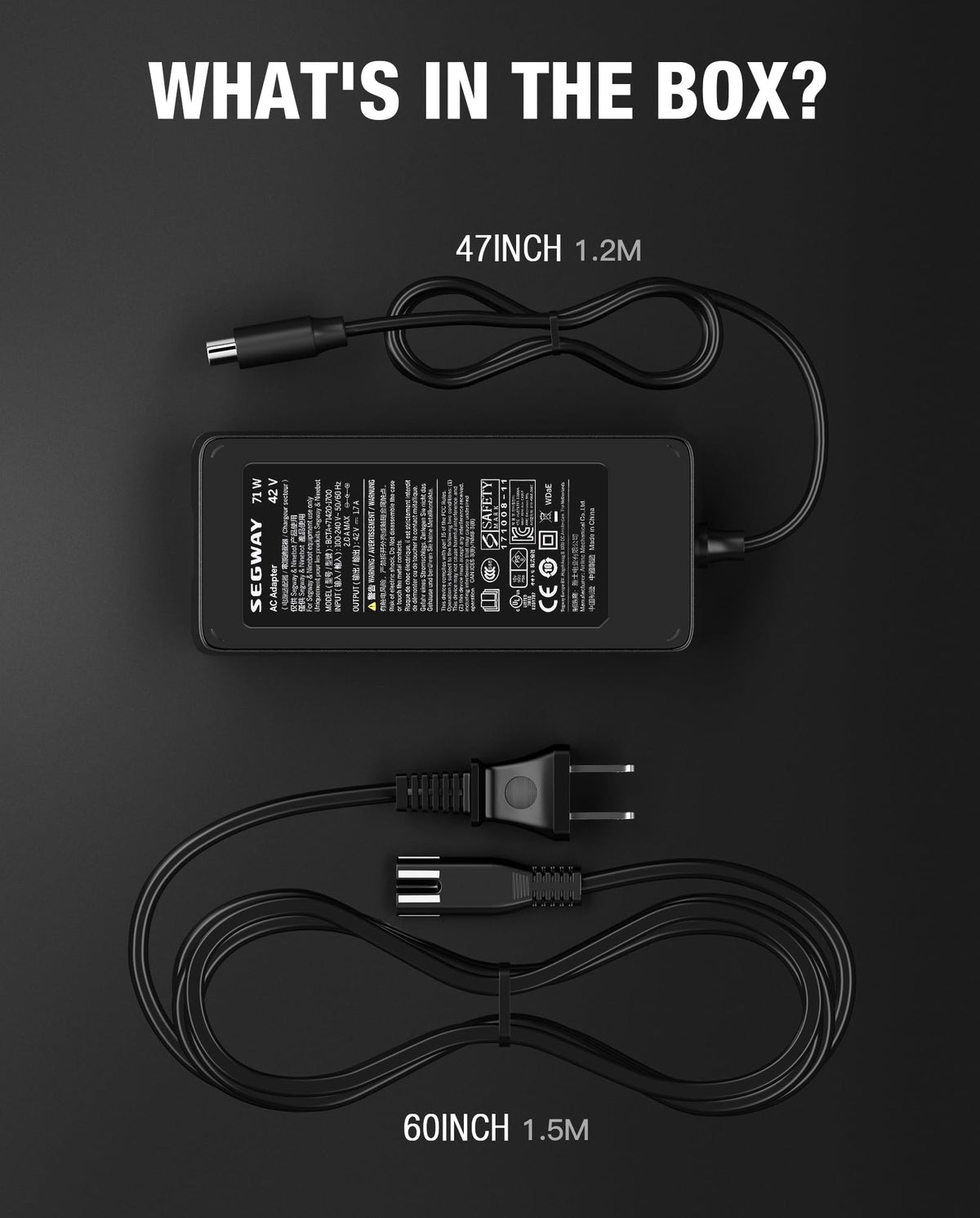 42V 1.7A Charger Power Adapter R860528