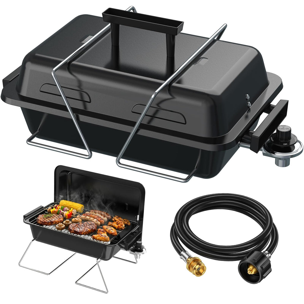 Portable Propane Gas Grill with Foldable Legs B805