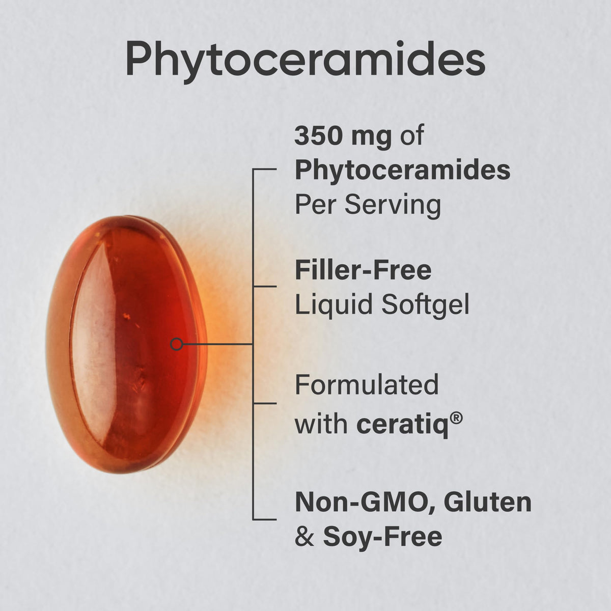 Phytoceramides 350mg 30 Softgels X90667